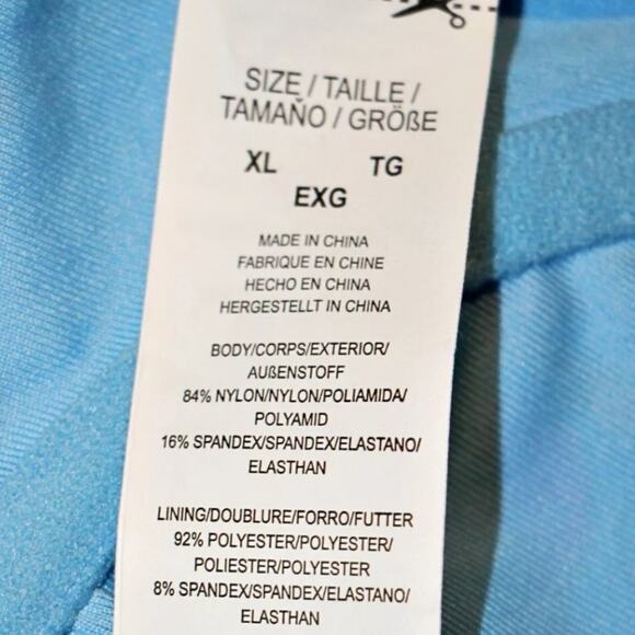 KATE SPADE Cinch Tie Front‎ Soft Underwire Cups Swimsuit in Spring Water  XL NEW - Picture 11 of 15